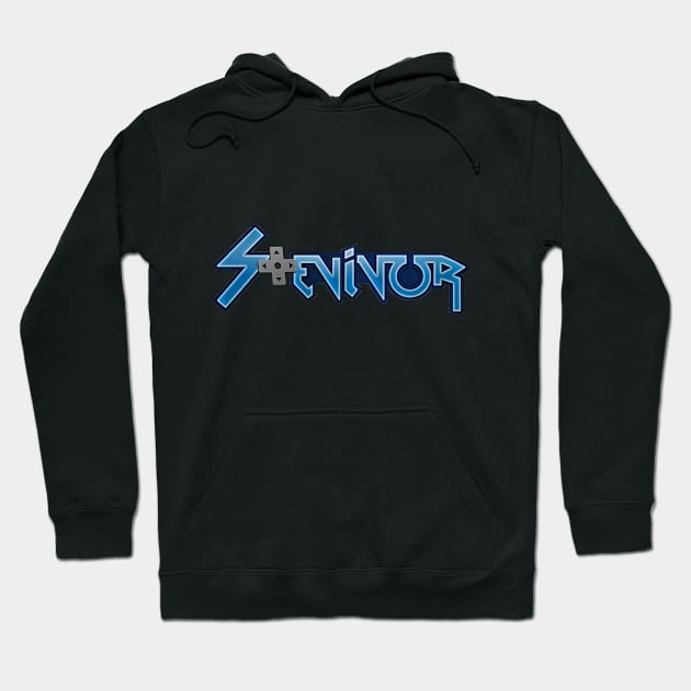 Stevivor full logo (retro variant) Hoodie by Stevivor